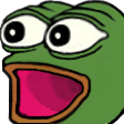 Image of the popular "Poggers" Twitch emote